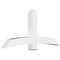 Ekena Millwork Bellingham Architectural Grade PVC Gable Bracket, 72"W x 33"H x 6"D x 6"F, 11/12 Pitch GBP072X33X0606BEL00 - alternate 1